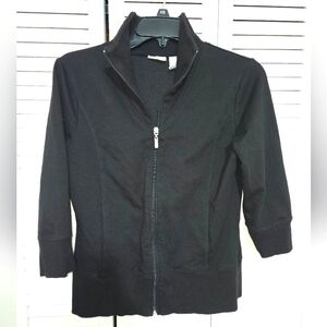 Danskin Now Women's M 3/4 Sleeve Full Zip Athletic Jacket